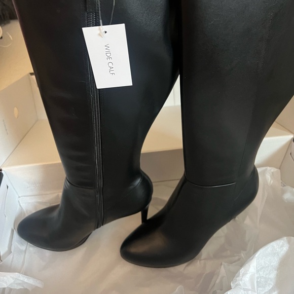 Nine West Wide Calf Platform Boots - Size 11 - Picture 3 of 4